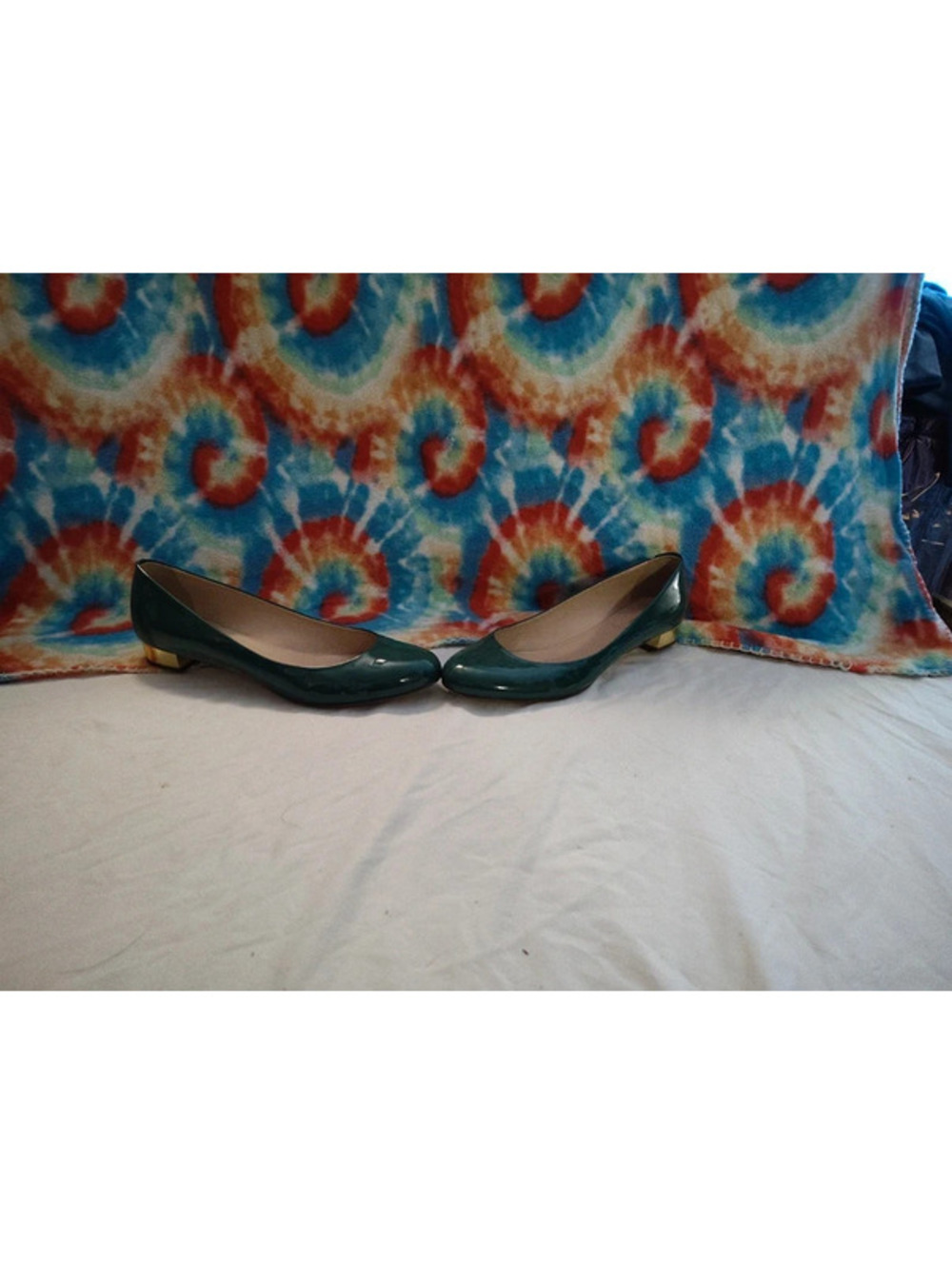 #J.CrewCollection #Rare #JaneyGreen #PatentLeatherBalletFlats #Jcrew